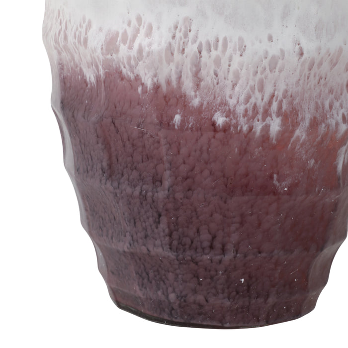 Blush Pink 12\" Glass Vase