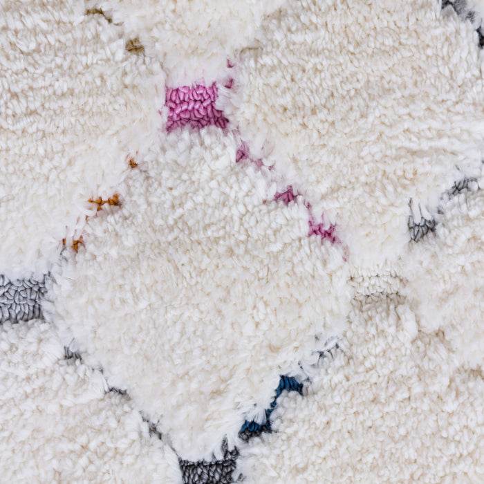Lola Lattice Shag Area Rug - 2'7\" x 8'