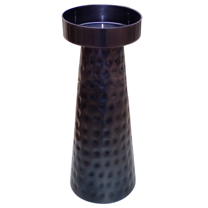 Metal 10\" Candle Holder - Blue