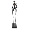 Resin 15\" Man on Stilts - Bronze
