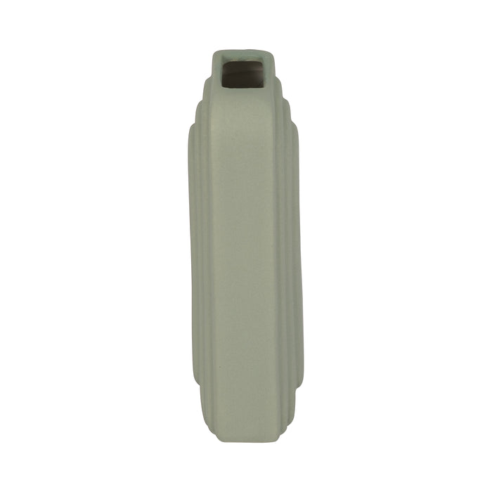 Dolomite 7\" Rectangular Vase - Dark Sage