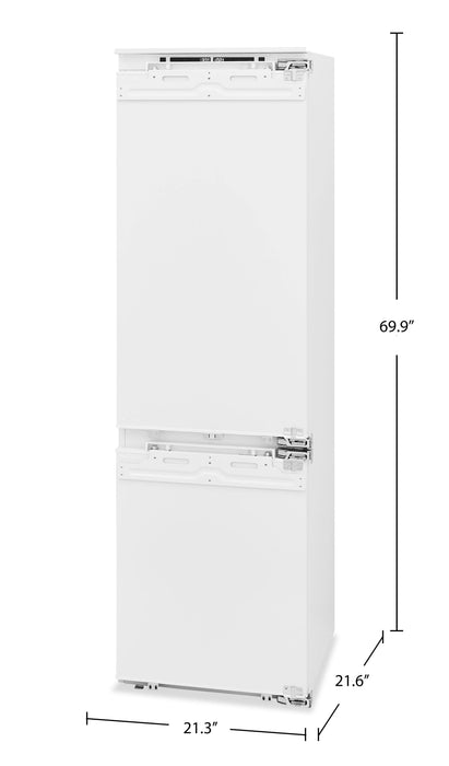 Electrolux 21” 8.6 Cu. Ft. Counter-Depth Bottom Freezer Refrigerator – Panel Ready - ERBB0920AP