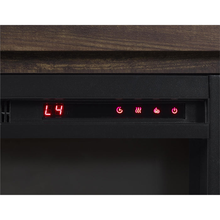 Ameriwood Home Farmington Electric Fireplace TV Console for TVs up to 50\" - Rustic Pine