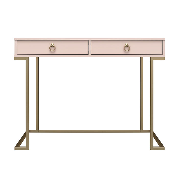Cosmoliving By Cosmopolitan Camila Writing Desk - Pink