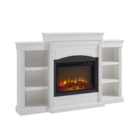 Ameriwood Home Lamont Mantel Electric Fireplace - White