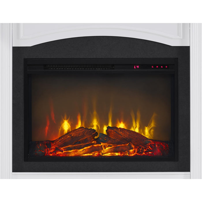 Ameriwood Home Lamont Mantel Electric Fireplace - White
