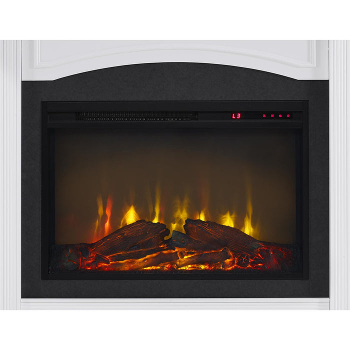 Ameriwood Home Lamont Mantel Electric Fireplace - White