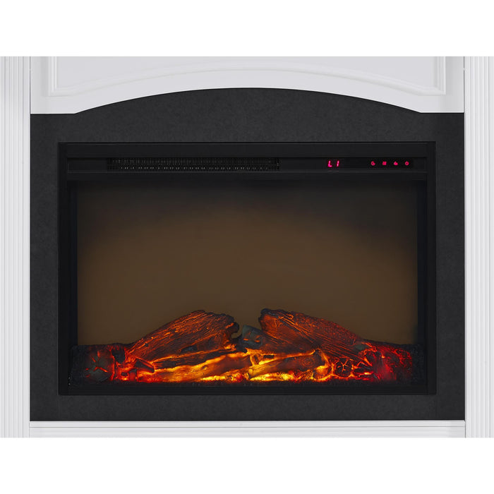 Ameriwood Home Lamont Mantel Electric Fireplace - White