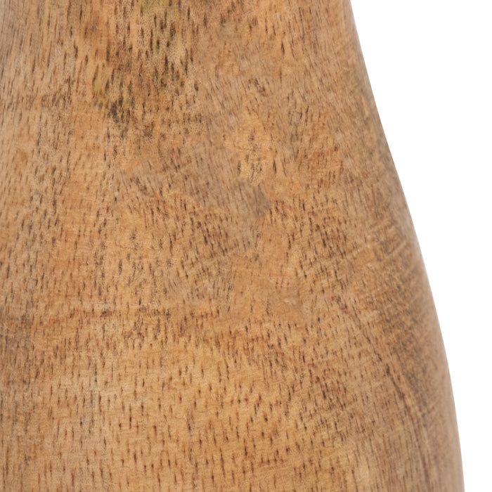 Wood 10\" Coned Mushroom - Olive