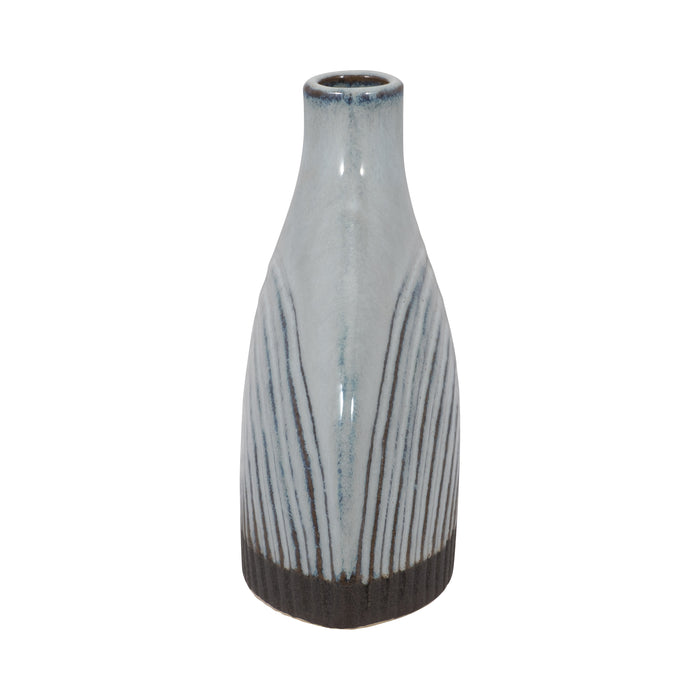 Ceramic 6\" Half Dome Arch Vase - Blue