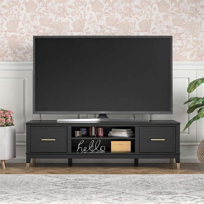 Ameriwood Home Westerleigh TV Stand for TVs up to 65\" - Black