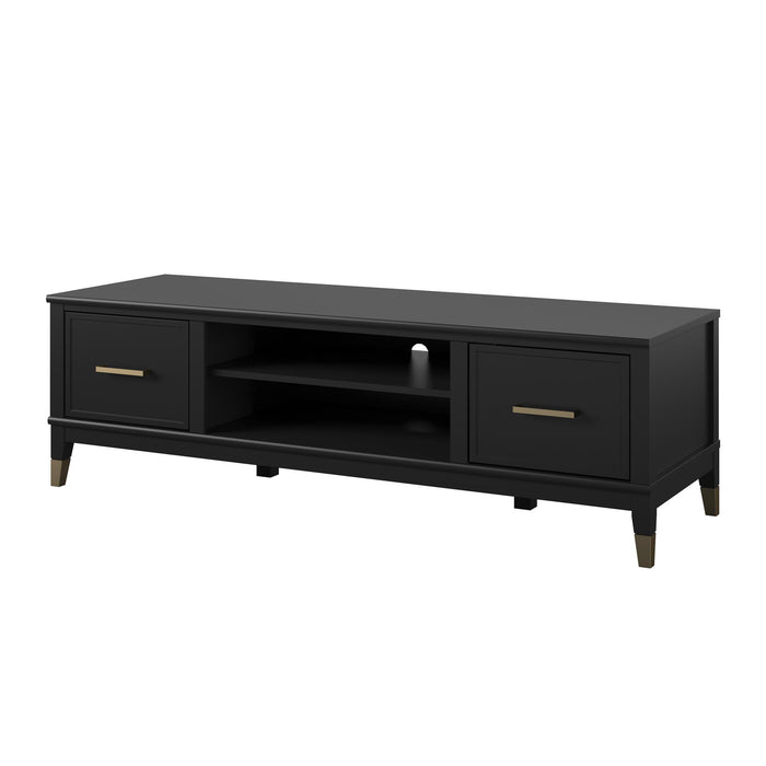 Ameriwood Home Westerleigh TV Stand for TVs up to 65\" - Black