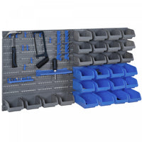 Durhand 44 Piece Wall Mounted Storage Bins