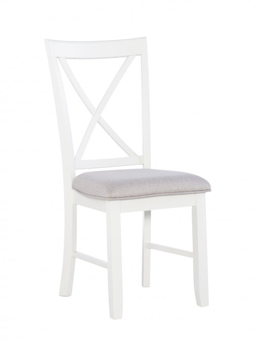 Jane Fabric Grey Dining Chair - Set of 2