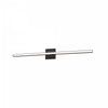 Dainolite Arandel Vanity Light 24w LED Matte Black White Acrylic Diffuser Lamp