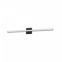 Dainolite Arandel Vanity Light 24w LED Matte Black White Acrylic Diffuser Lamp