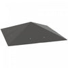 10' X 10' Gazebo Replacement Cover, Gazebo Roof Replacement, Grey