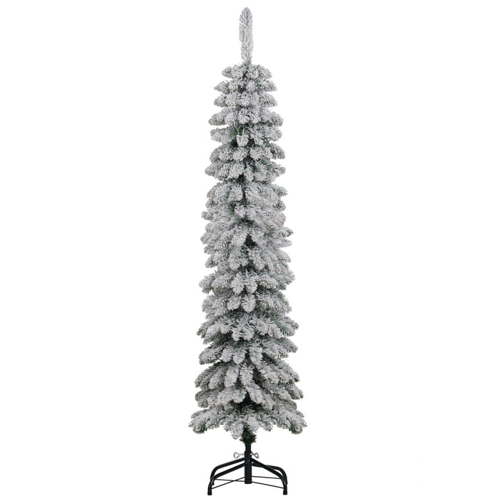HOMCOM 5' Artificial Christmas Tree with Realistic Branches Green