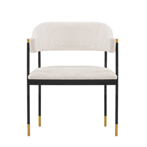 Manhattan Comfort Modern Lia Chenille Dining Chair - Cream