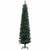 Homcom 6ft Artificial Snow Dipped Pencil Christmas Tree With 570 Branch Tips