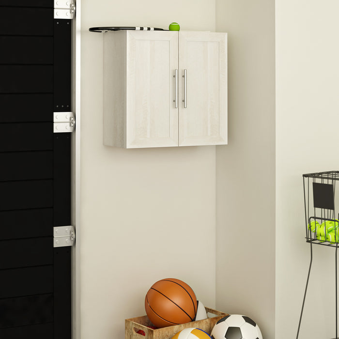 Ameriwood Home Camberly Framed 24\" Wall Cabinet - Ivory Oak