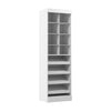 Bestar Pur 25 W Closet Shoe Organizer - White