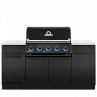 Broil King Baron 520i Shadow 4-Burner Built-In 45,000-BTU Natural Gas BBQ - 876817 Grill 