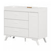 Milos 3-drawer Changing Table With Removable Changing Tray - Pure White 