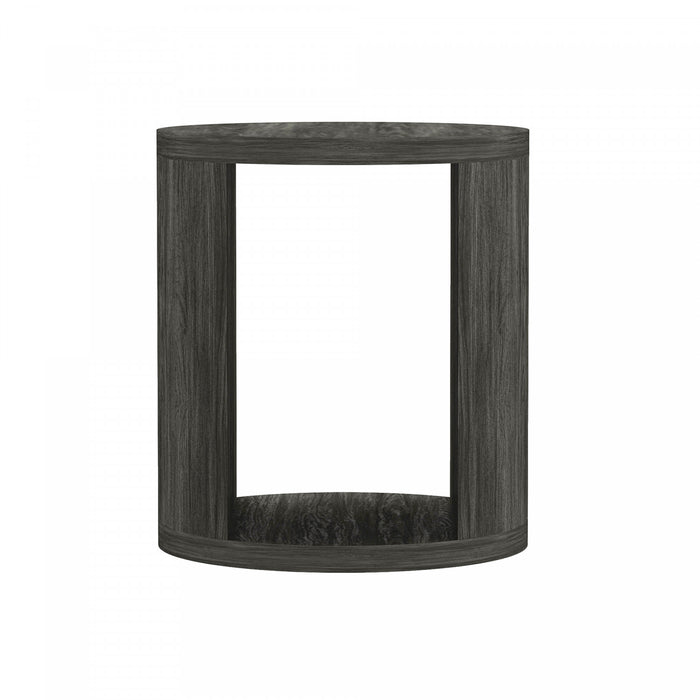 Alure Contemporary 20\" End Table in Charcoal
