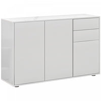 HOMCOM Kitchen Sideboard with Push-Open Drawers and Storage Cabinets