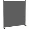 Outsunny Freestanding Outdoor Privacy Screen, Privacy Panel, Dark Grey