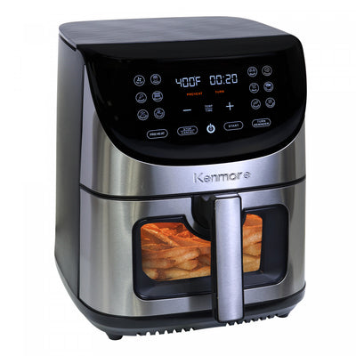 Kenmore 8 Qt Digital Air Fryer, 12 Presets | Friteuse a convection numerique Kenmore de 8 pte avec 12 prereglages