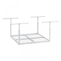 Gladiator Overhead Gearloft™ Hammered White Storage Rack - 4' x 4'