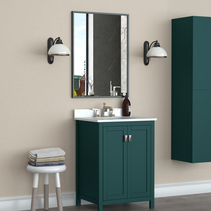 Border Black 32\" Mirror