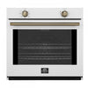 Forno Vomero 30" Single Wall Oven in White, 5 cu.ft. Convection Oven - FBOEL1370-30WHT | Four mural simple Vomero 30 po, blanc, four a convection de 5 pi³ - FBOEL1370-30WHT