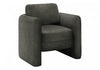 Monarch Specialties - Accent Chair, 32"H, Upholstered, Living Room, Bedroom, Dark Grey Fabric, Contemporary | Monarch Specialties - Chaise D'Appoint, 32"H, Rembourre, Salon, Chambre A Coucher, Tissu Gris Fonce