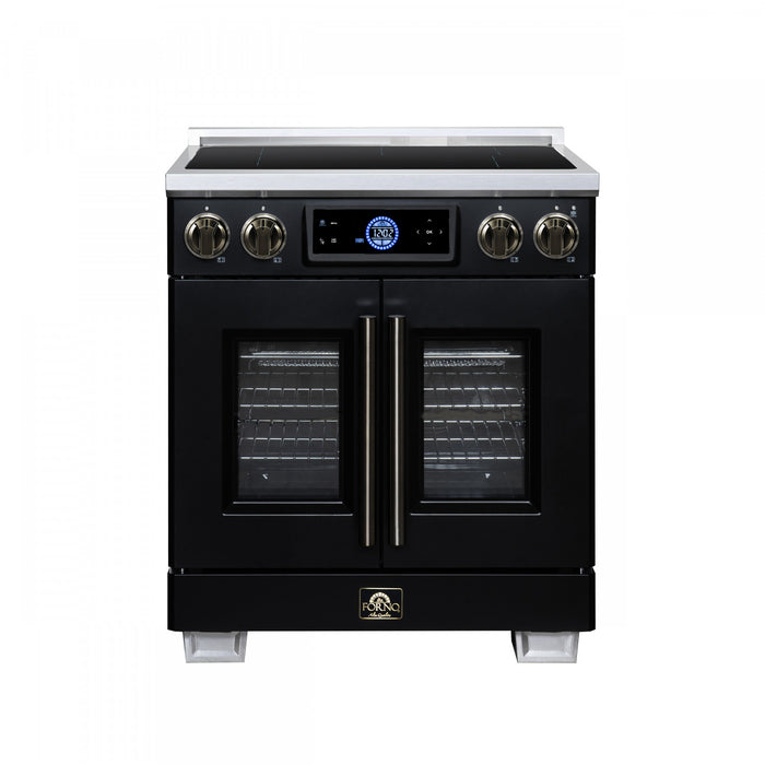 Forno Maximus 30 Inch Induction Range Black, 4.32 cu.ft - FFSIN0932-30BLK Electric Range