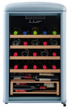 iio 30-Bottle Freestanding Retro Wine Cooler - IFF2-WS30-LB-V