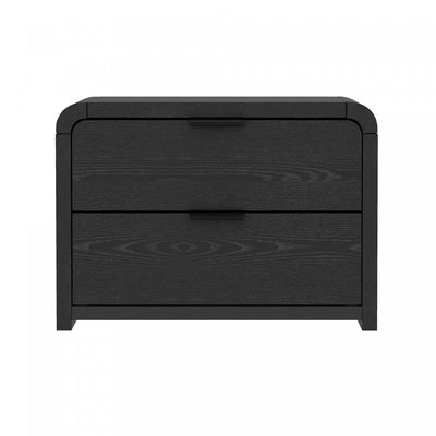 Grace Modern 28" Nightstand in Black | Table de nuit Grace Modern 28" en noir