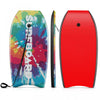 Costway 41\" Lightweight Body Board With Eps Core Xpe Deck Hdpe Bottom Crescent Tail Colorful
