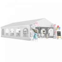 Outsunny 20'x33' Large Party Tent for Outdoor Events, White