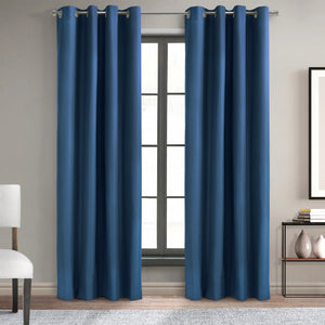 Thermaplus Alpine Navy Blackout Grommet Curtain Panel - 52 x 84