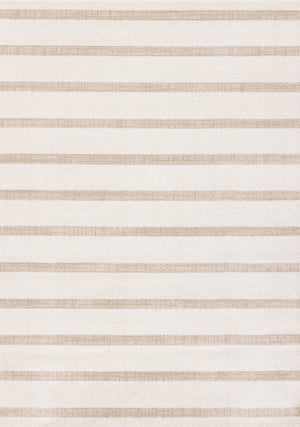 Covington Modern Neutral Striped Indoor Area Rug - 5'3