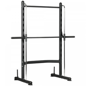 Soozier Adjustable Squat Rack With Pull Up Bar And Barbell Bar Bench Press