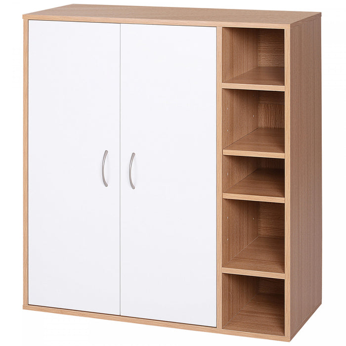 35\" Free Standing Storage Cabinet Living Room Closet Organizer Adjustable