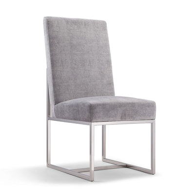 Manhattan Comfort Element Velvet Dining Chair - Champagne|Chaise de salle à manger Element de Manhattan Comfort en velours - champagne