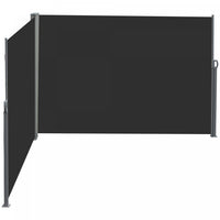 Outsunny Double Retractable Side Awning 236