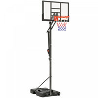 Soozier 4.4-10ft Portable Basketball Hoop with Wheels and 44.5