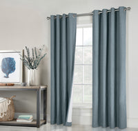 Thermaplus Suprema Blue Blackout Grommet Curtain Panel - 52 x 84