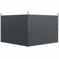 Outsunny 10'x20' Or 10'x10' Pop Up Canopy Side Panels Replacement, Grey